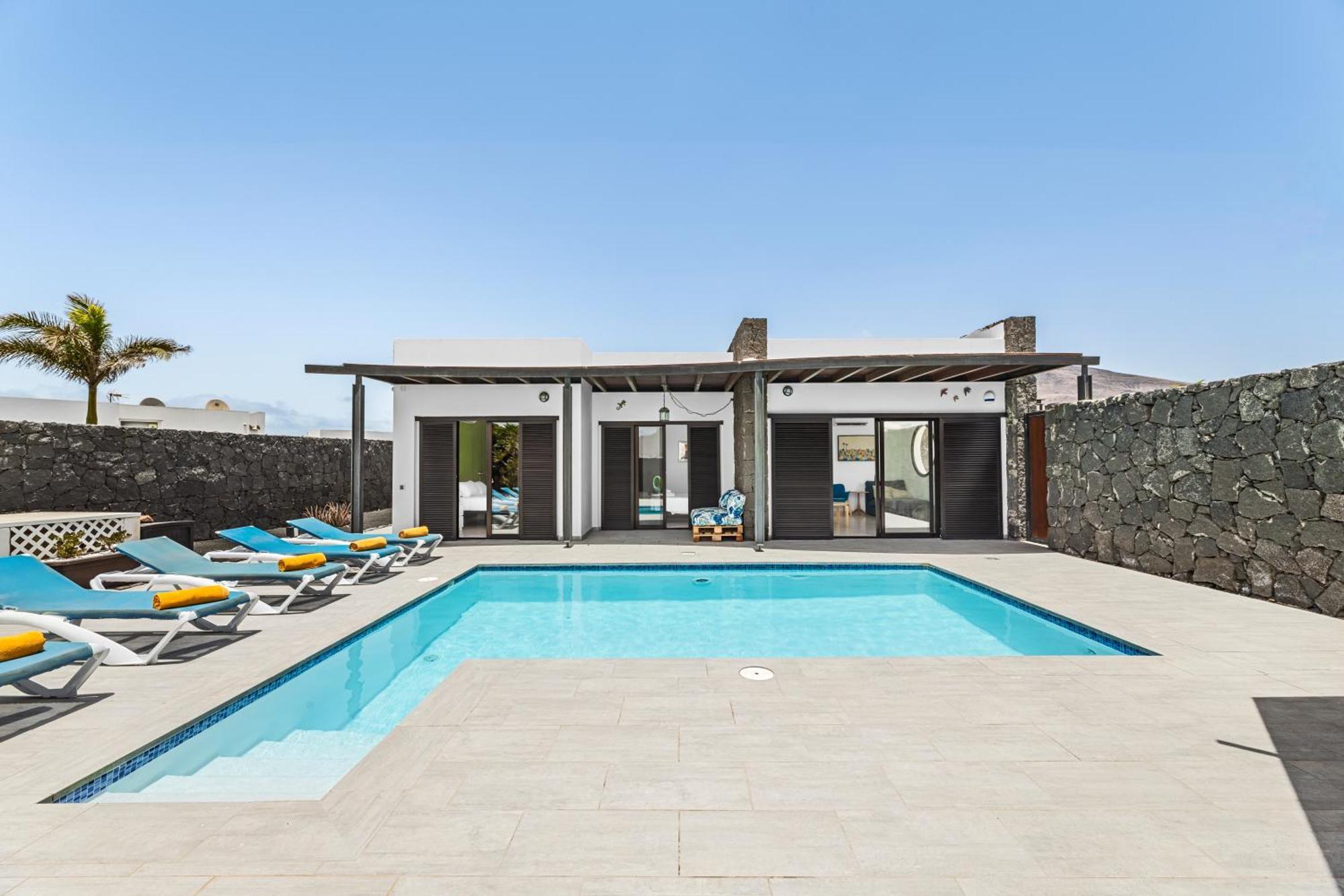 3 Bedroom Villa With Private Pool Close To Papagayo Beach Playa Blanca  Esterno foto